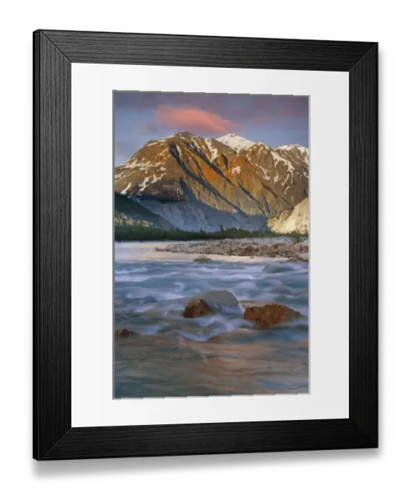 Framed Print : Canada, British Columbia, Alsek River Valley Framed Print : Canada, British Columbia, Alsek River Valley
