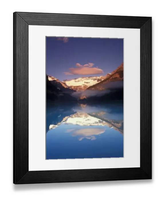 Framed Print : North America, Canada, Lake Louise morning