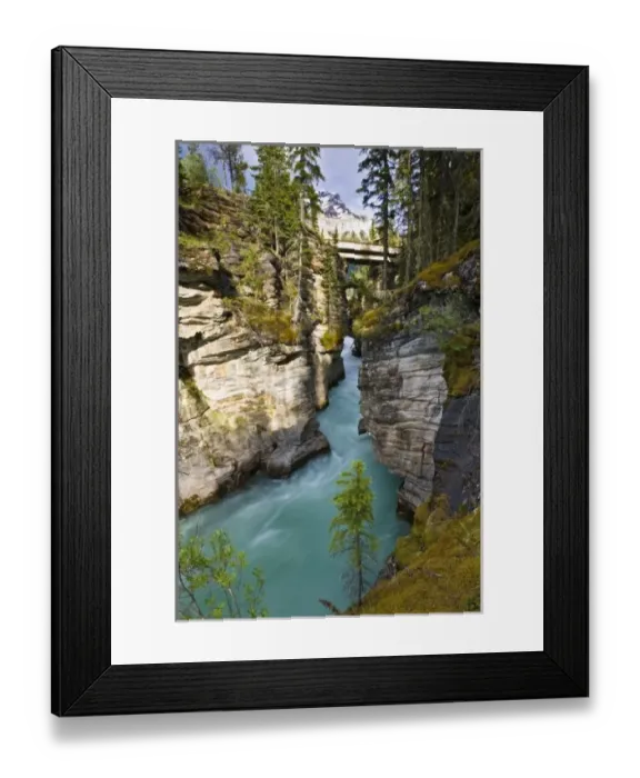 Framed Print : Canada, Alberta, Jasper National Park, Athabasca Falls
