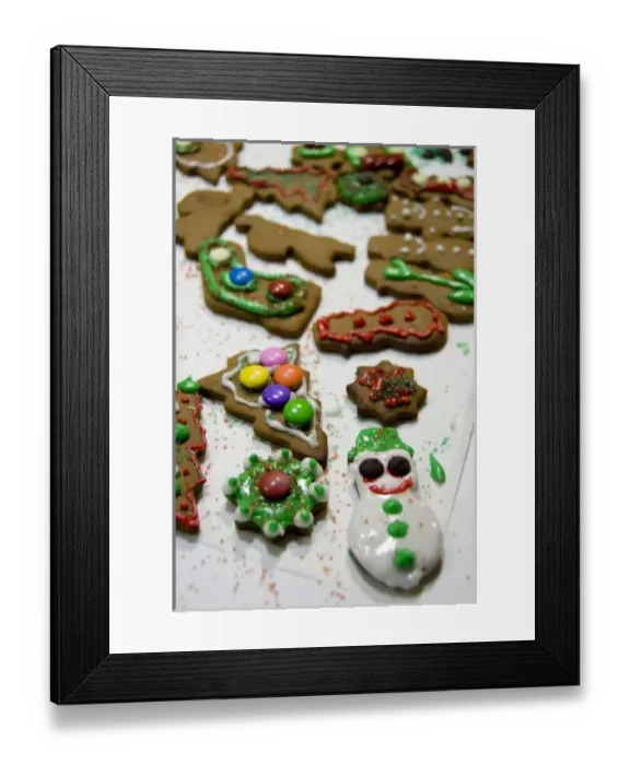 Framed Print : Canada, Alberta, Banff. Fairmont Banff Springs hotel, holiday gingerbread cookies Framed Print : Canada, Alberta, Banff. Fairmont Banff Springs hotel, holiday gingerbread cookies