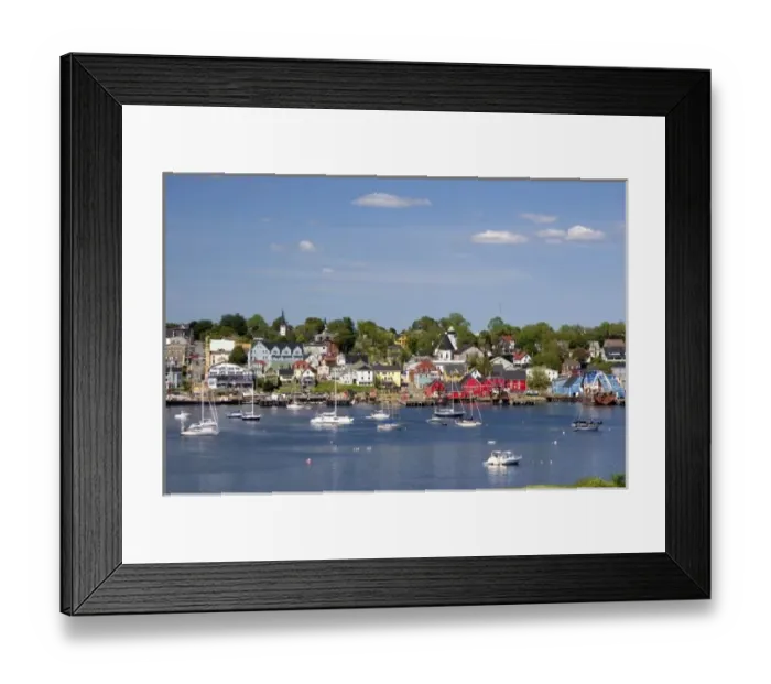 Framed Print : Lunenberg, Nova Scotia, Canada