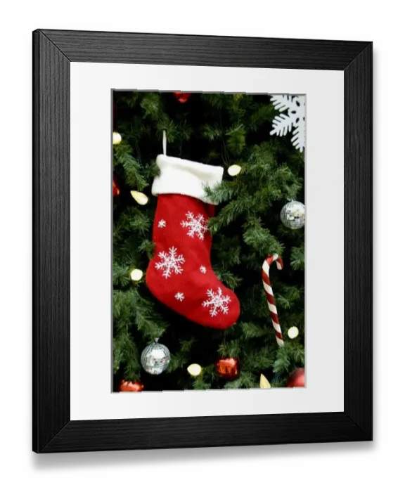 Framed Print : North America. Christmas decorations on tree Framed Print : North America. Christmas decorations on tree