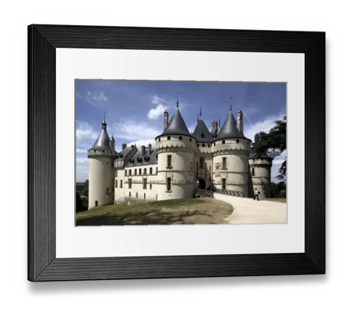 Framed Print : Chateau de Chaumont-Sur-Loire. Chaumont-Sur-Loire. Loire Valley. France Framed Print : Chateau de Chaumont-Sur-Loire. Chaumont-Sur-Loire. Loire Valley. France