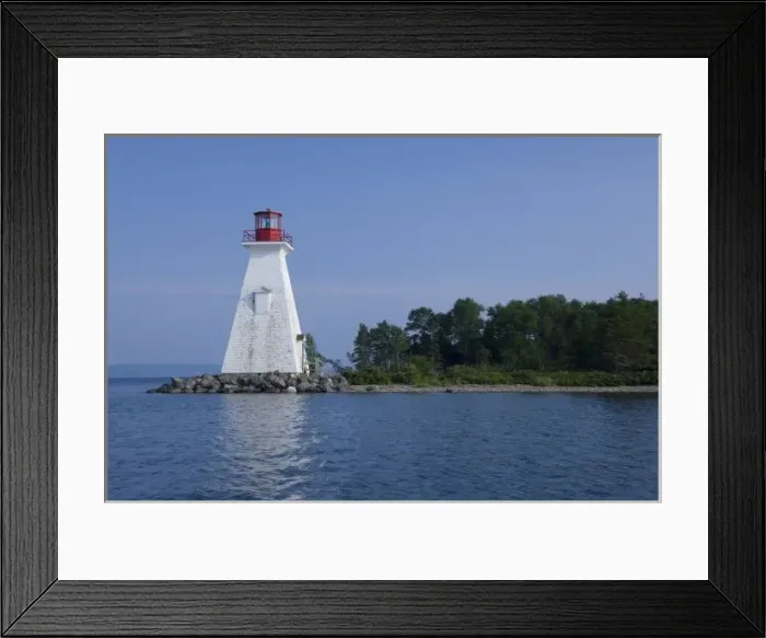 Framed Print : Canada, Nova Scotia, Cape Breton Island, Baddeck. Baddeck lighthouse Framed Print : Canada, Nova Scotia, Cape Breton Island, Baddeck. Baddeck lighthouse
