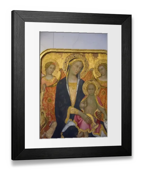 Framed Print : Russia, St. Petersburg, The Hermitage (aka Winter Palace). Italian Maconna & Child icon