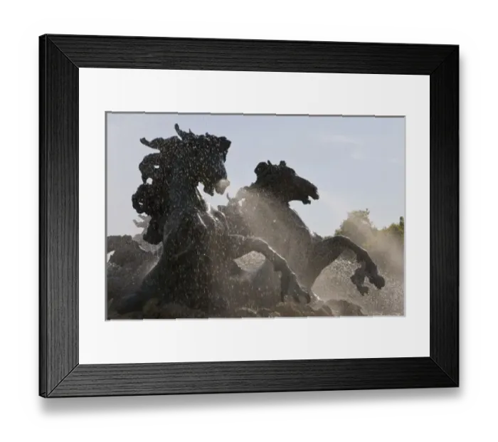 Framed Print : Fountain, Monument des Girondins, Bordeaux, Gironde, France