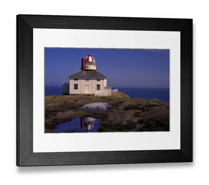 Framed Print : NA, Canada, Newfoundland, Cape Spear. Old Cape Spear Lighthouse Framed Print : NA, Canada, Newfoundland, Cape Spear. Old Cape Spear Lighthouse