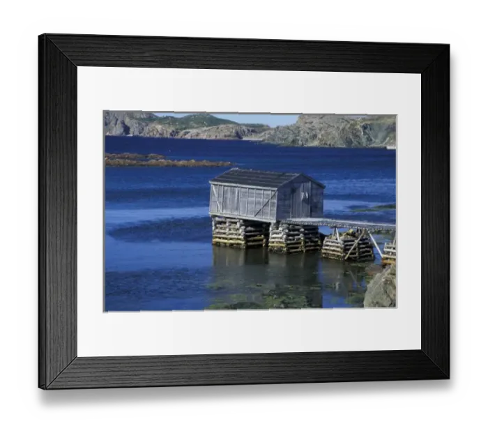 Framed Print : N. A. Canada, Newfoundland, Durrell. Fishing shack Framed Print : N. A. Canada, Newfoundland, Durrell. Fishing shack