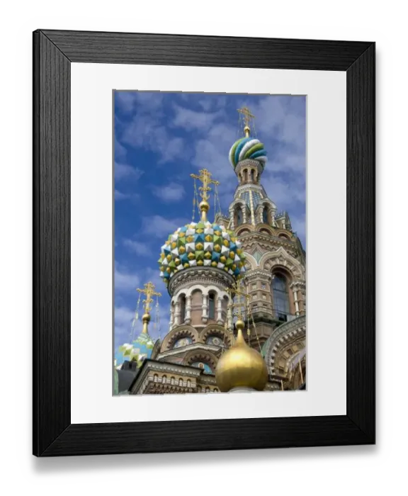 Framed Print : Russia, St. Petersburg, Nevsky Prospekt, The Cathedral of the Resurrection (aka Our