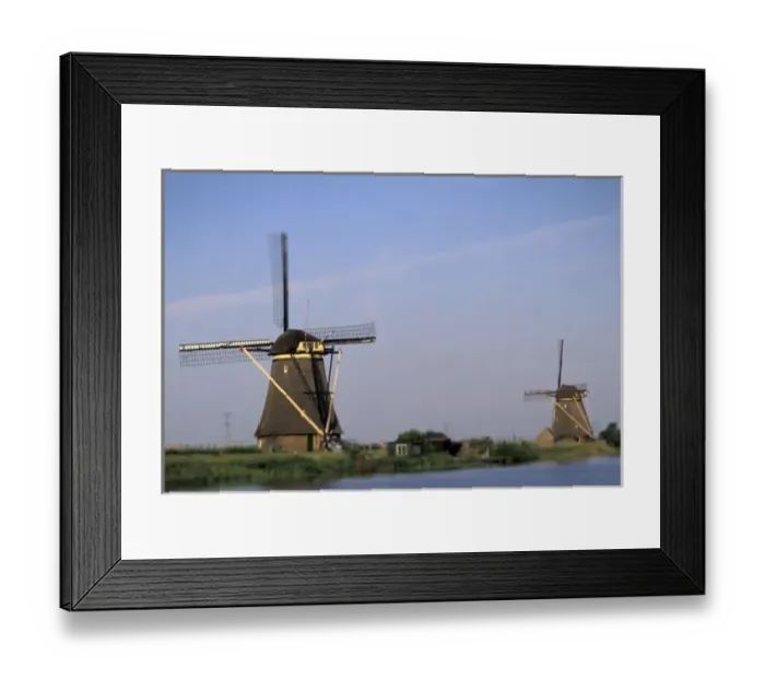 Framed Print : Europe, Netherlands, Zuid Holland, Kinderdijk. Kinderdijk windmills Framed Print : Europe, Netherlands, Zuid Holland, Kinderdijk. Kinderdijk windmills