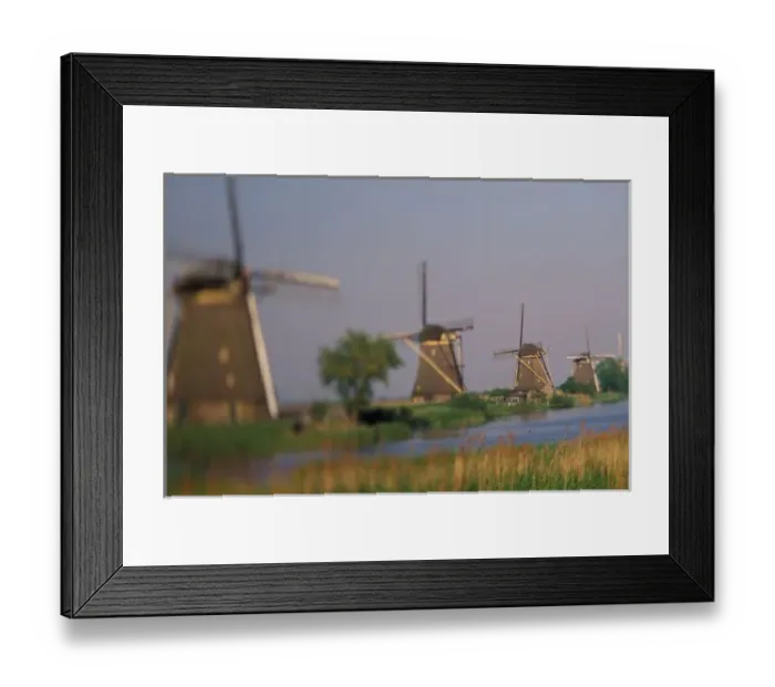 Framed Print : Europe, The Netherlands, Holland, Zuid, Kinderdijk windmills Framed Print : Europe, The Netherlands, Holland, Zuid, Kinderdijk windmills