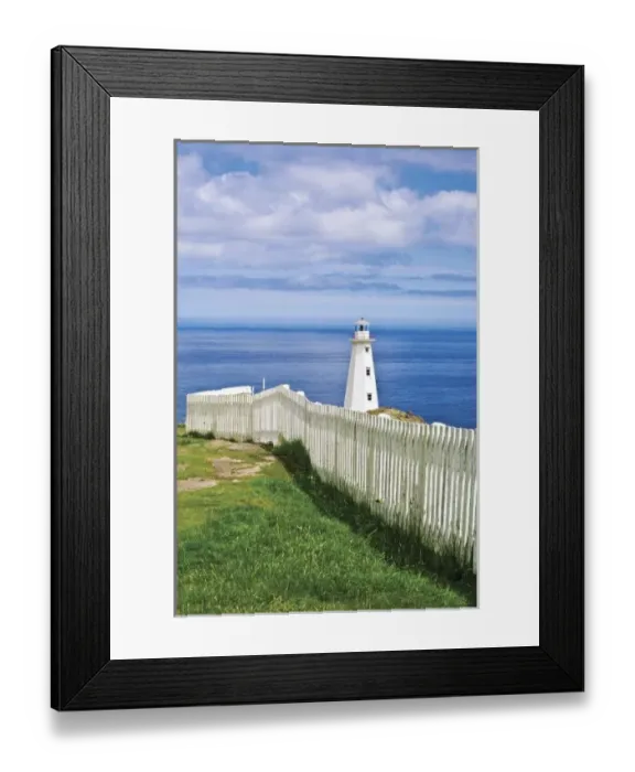 Framed Print : Canada, Newfoundland, Cape Spear National Historical Site, Lighthouse