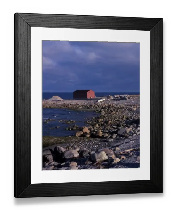 Framed Print : North America, Canada, Newfoundland, Gros Morne National Park, boat and boat house Framed Print : North America, Canada, Newfoundland, Gros Morne National Park, boat and boat house