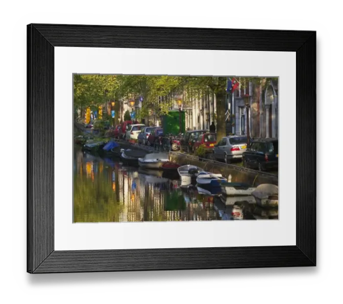 Framed Print : Boats and buildings Framed Print : Boats and buildings