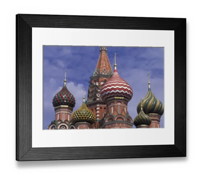 Framed Print : Russia, Moscow, Red Square. famous onions of St. Basils cathedral Framed Print : Russia, Moscow, Red Square. famous onions of St. Basils cathedral