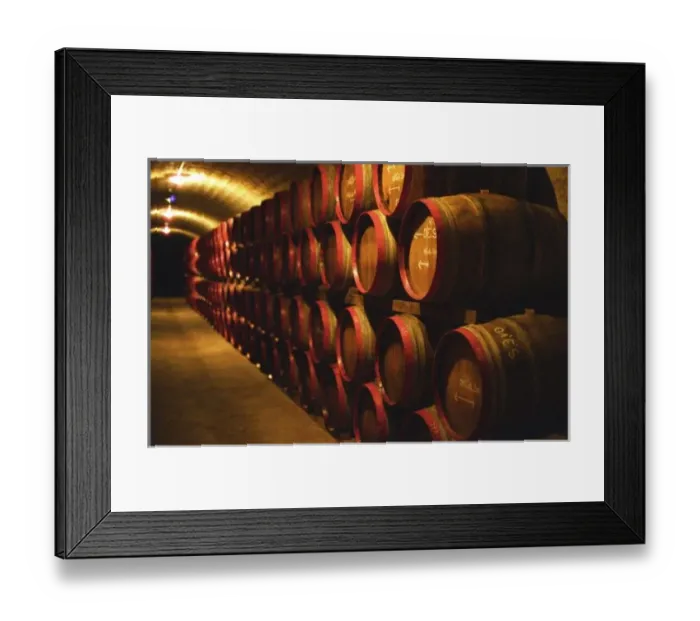Framed Print : Barrels of Tokaj wine stacked in the Disznoko cellars. Disznoko means pigs head Framed Print : Barrels of Tokaj wine stacked in the Disznoko cellars. Disznoko means pigs head