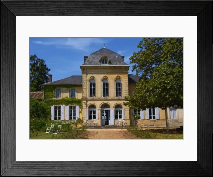 Framed Print : The main chateau building, renovated by Jorgensen Chateau de Haux Premieres Cotes Framed Print : The main chateau building, renovated by Jorgensen Chateau de Haux Premieres Cotes