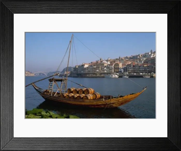 Framed Print : Rabelo Boats, Porto, Portugal Framed Print : Rabelo Boats, Porto, Portugal