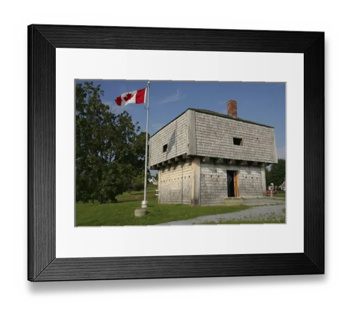 Framed Print : Canada, New Brunswick, St Andrews. St. Andrews Blockhouse National Historic Site Framed Print : Canada, New Brunswick, St Andrews. St. Andrews Blockhouse National Historic Site