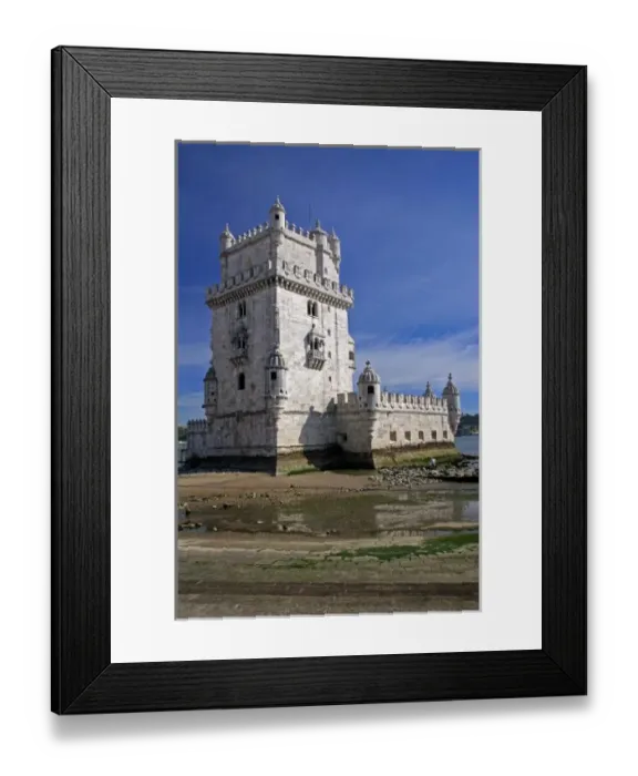 Framed Print : Portugal, Lisbon. Belem Tower, a UNESCO World Heritage Site in the Belem district of Lisbon Framed Print : Portugal, Lisbon. Belem Tower, a UNESCO World Heritage Site in the Belem district of Lisbon