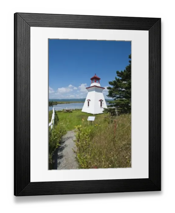 Framed Print : Anderson Hallow Lighthouse in Riverside-Albert, New Brunswick, Canada Framed Print : Anderson Hallow Lighthouse in Riverside-Albert, New Brunswick, Canada
