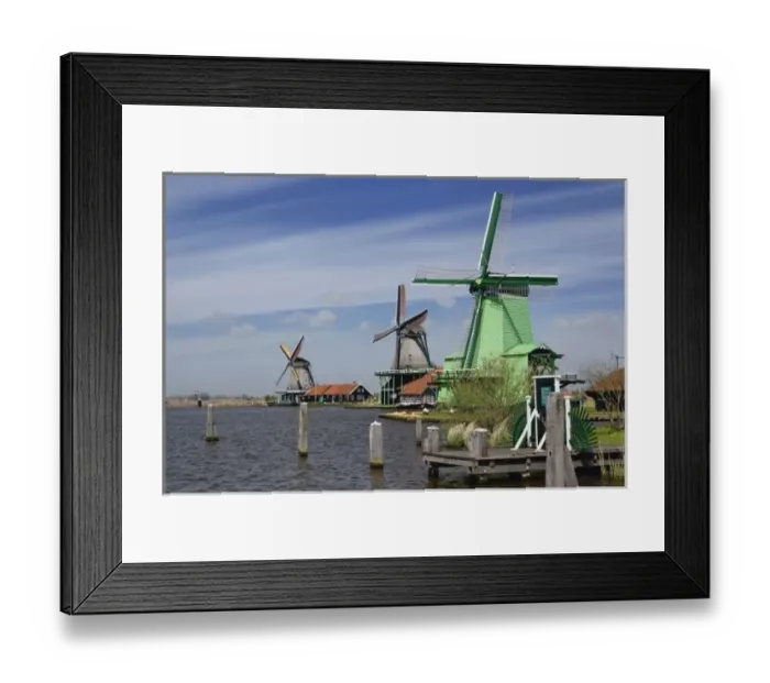Framed Print : Windmill, Zaanse Schans, Holland, Netherlands Framed Print : Windmill, Zaanse Schans, Holland, Netherlands