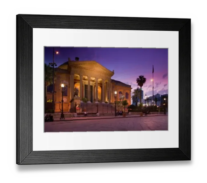 Framed Print : Italy, Sicily, Palermo, Teatro Massimo Opera House Framed Print : Italy, Sicily, Palermo, Teatro Massimo Opera House