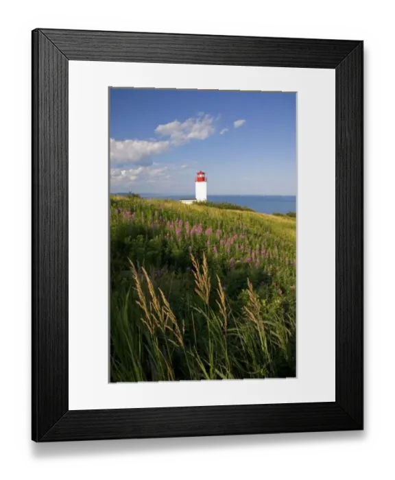 Framed Print : Lighthouse at St. Martins, New Brunswick, Canada
