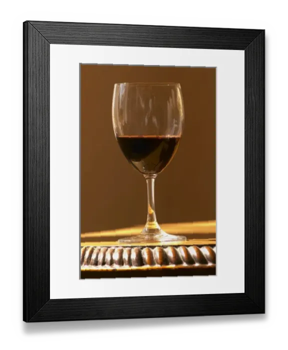 Framed Print : A glass of red Framed Print : A glass of red