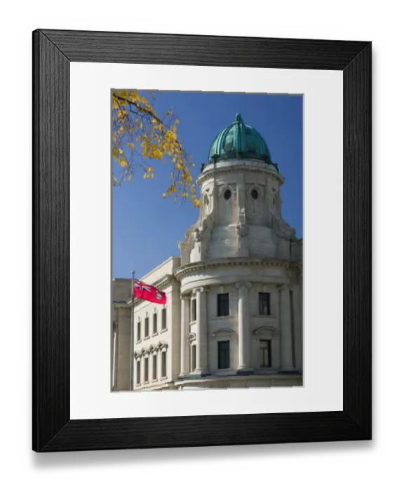 Framed Print : CANADA, Manitoba, Winnipeg: The Law Courts, Exterior