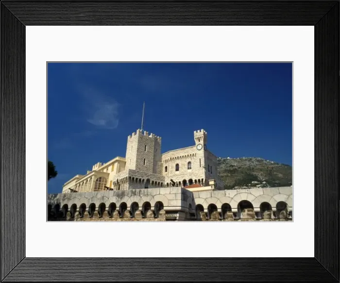 Framed Print : Monaco, Cote d Azur, Princes Palace Framed Print : Monaco, Cote d Azur, Princes Palace