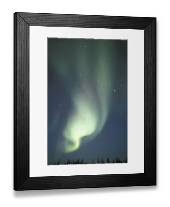 Framed Print : NA, Canada, Manitoba, Churchill Northern lights, aurora borealis