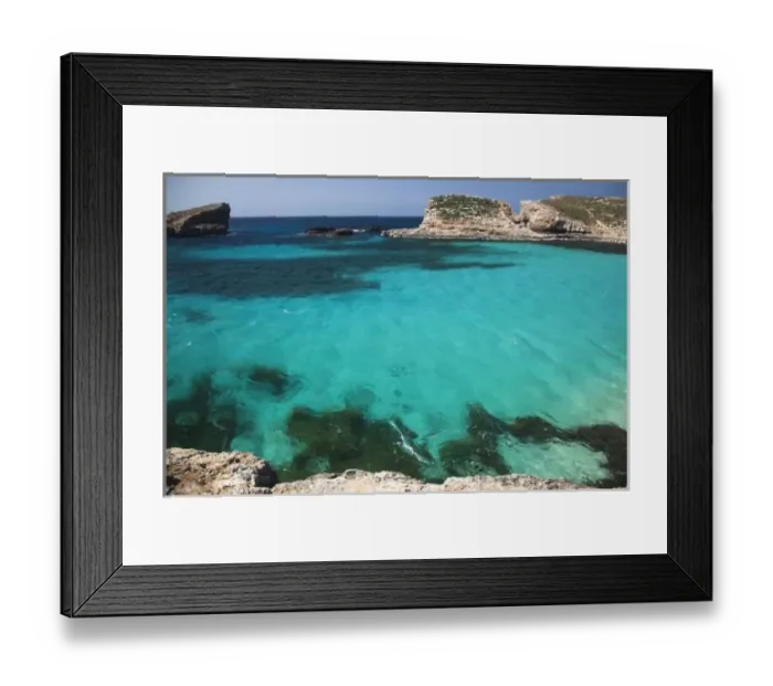 Framed Print : Malta, Comino Island, The Blue Lagoon