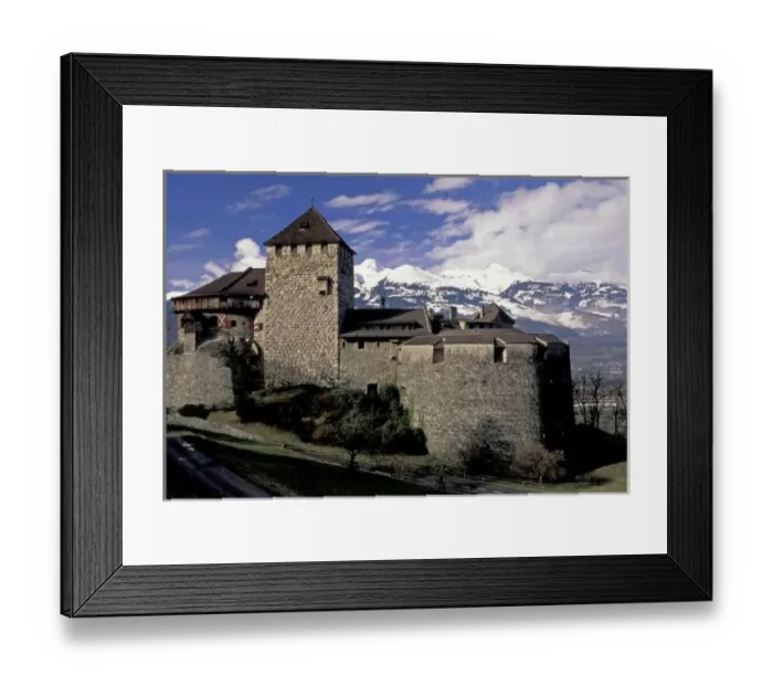 Framed Print : Europe, Liechtenstein, Vaduz. Vaduz castle, residence of the Prince Framed Print : Europe, Liechtenstein, Vaduz. Vaduz castle, residence of the Prince
