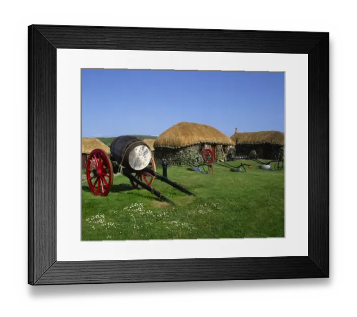Framed Print : Skye Museum, Kilmuir, Isle of Skye, Highlands, Scotland