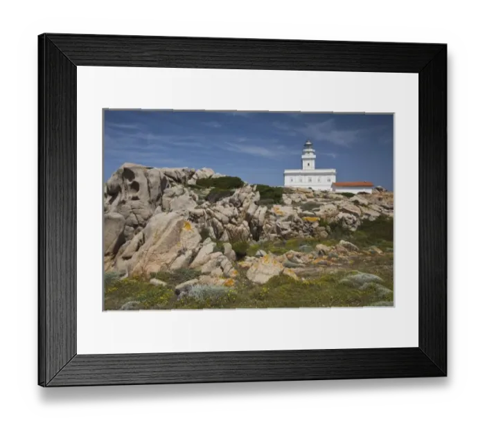 Framed Print : Italy, Sardinia, Santa Teresa Gallura. Capo Testa lighthouse Framed Print : Italy, Sardinia, Santa Teresa Gallura. Capo Testa lighthouse