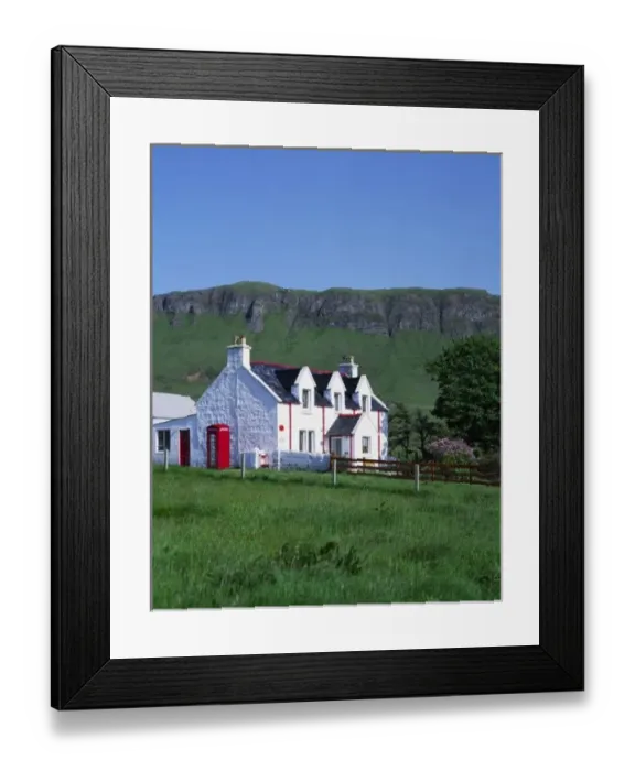 Framed Print : Post Office, Linicro, Isle of Skye, Highlands, Scotland