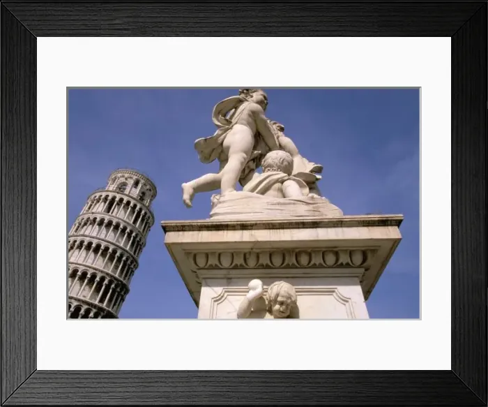 Framed Print : Europe, Italy, Tuscany, Pisa. Piazza dei Miracoli, Torre pendente / leaning tower Framed Print : Europe, Italy, Tuscany, Pisa. Piazza dei Miracoli, Torre pendente / leaning tower