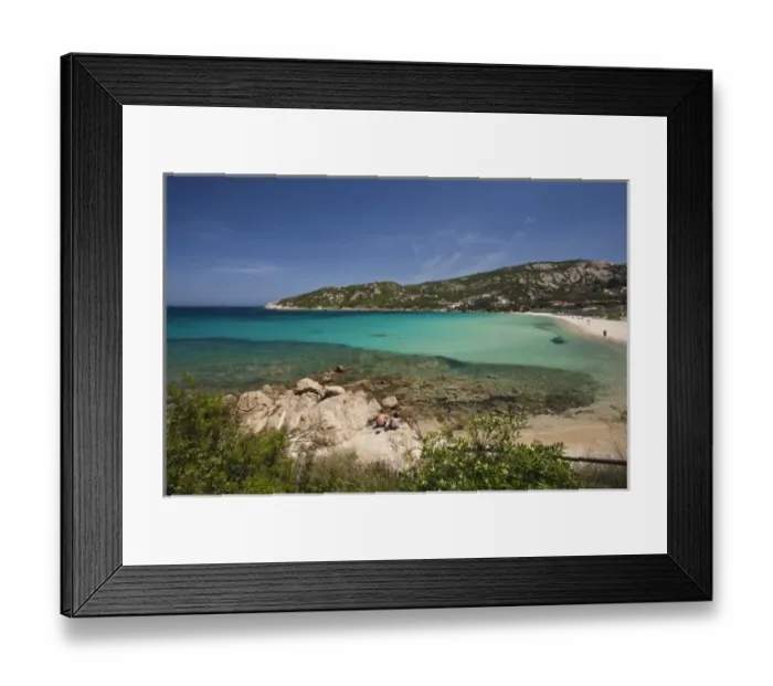 Framed Print : Italy, Sardinia, Baja Sardinia. Resort beach Framed Print : Italy, Sardinia, Baja Sardinia. Resort beach