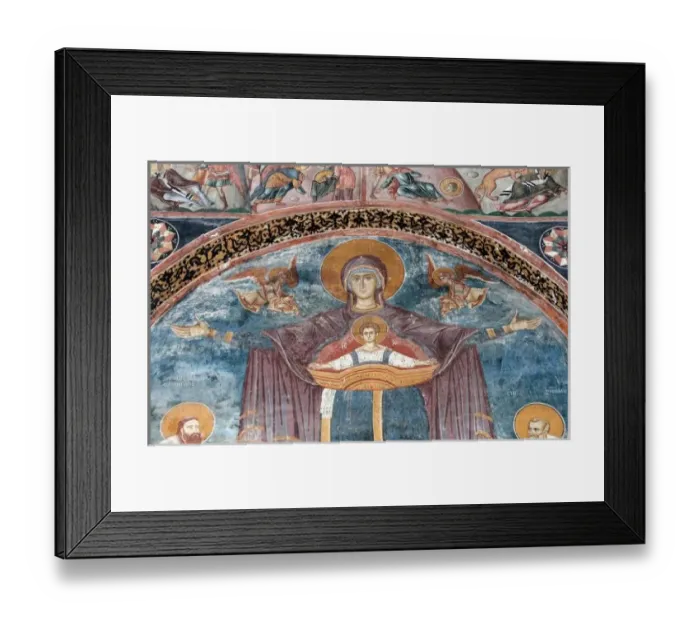 Framed Print : Serbian Orthodox Church, and a UNESCO site, Church of the Holy Apostles, was built Framed Print : Serbian Orthodox Church, and a UNESCO site, Church of the Holy Apostles, was built