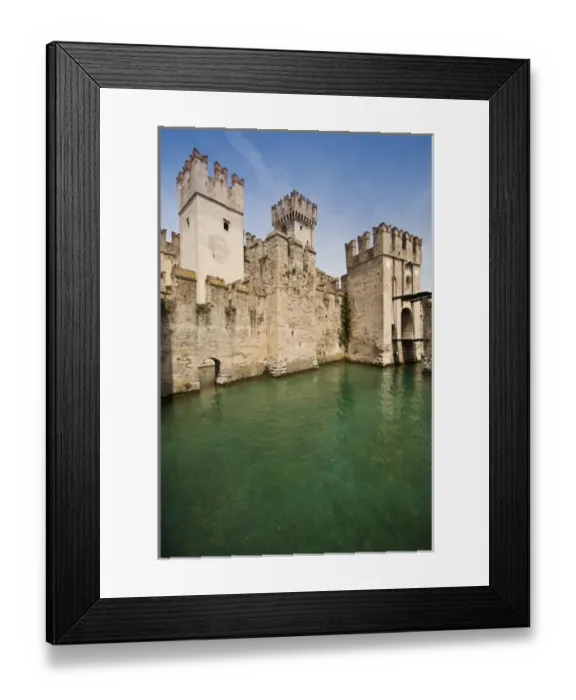 Framed Print : Scaliger Castle Framed Print : Scaliger Castle
