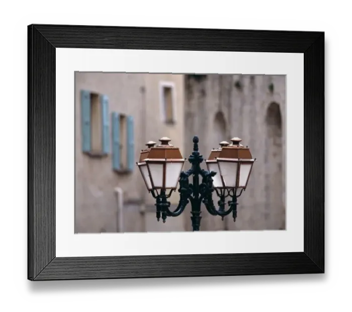 Framed Print : Europe, France, Forcalquier. Old weathered buildings form a backdrop for this charming Framed Print : Europe, France, Forcalquier. Old weathered buildings form a backdrop for this charming