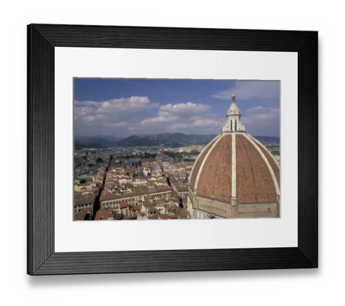 Framed Print : Europe, Italy, Tuscany, Florence. Piazza del Duomo, view of the Duomos dome Framed Print : Europe, Italy, Tuscany, Florence. Piazza del Duomo, view of the Duomos dome