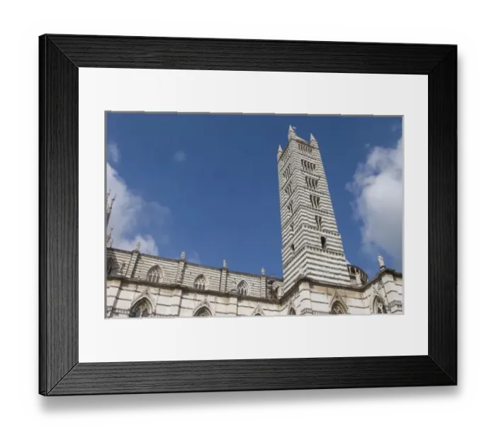 Framed Print : Italy, Tuscany, Siena. The Duomo