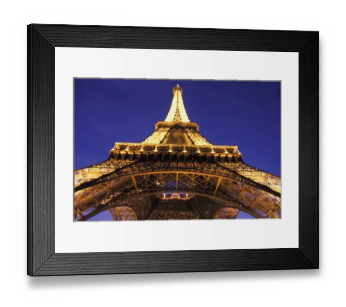 Framed Print : FRANCE, Paris Eiffel Tower, evening view Framed Print : FRANCE, Paris Eiffel Tower, evening view