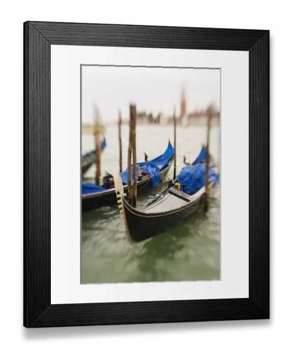 Framed Print : Italy, Venice, Selective Focus of Gondola in the Canals of Venice Framed Print : Italy, Venice, Selective Focus of Gondola in the Canals of Venice