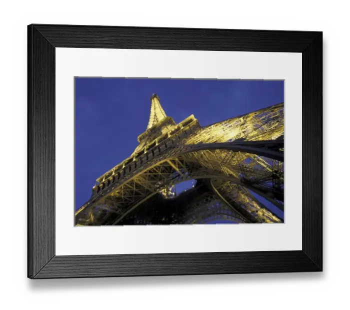 Framed Print : Europe, France, Paris, Eiffel Tower, evening view Framed Print : Europe, France, Paris, Eiffel Tower, evening view