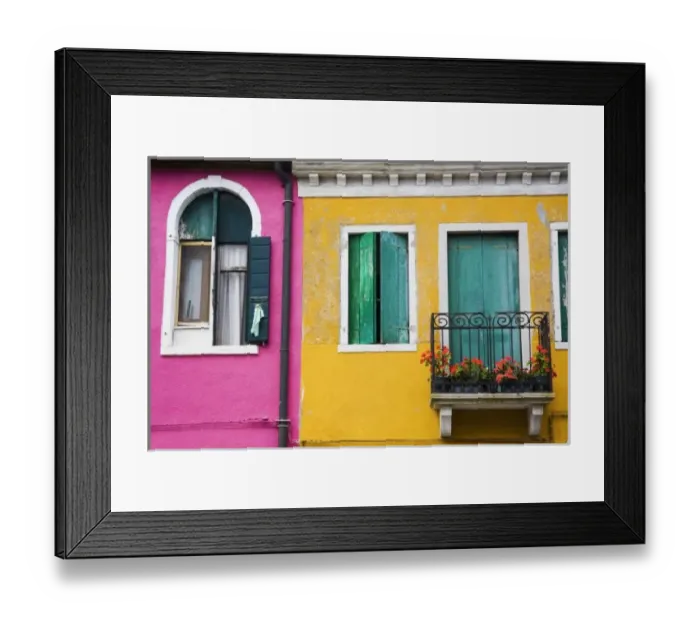 Framed Print : Island of Burano Framed Print : Island of Burano