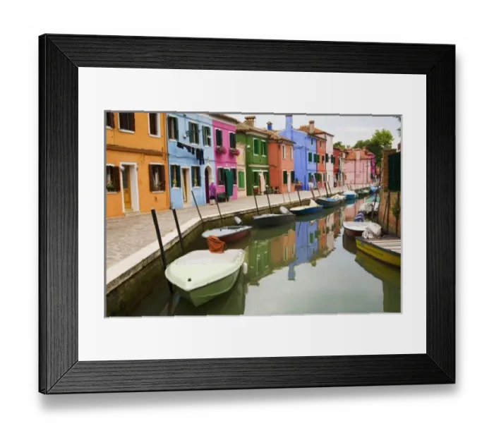 Framed Print : Island of Burano Framed Print : Island of Burano