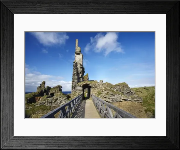 Framed Print : Castle Sinclair Girnigoe, Wick, Caithness, Highlands, Scotland, United Kingdom Framed Print : Castle Sinclair Girnigoe, Wick, Caithness, Highlands, Scotland, United Kingdom